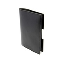 PORTE-PASSEPORT / CARTE GRISE / ASSURANCE EN SIMILI-CUIR LISSE MARRON - MADE IN EUROPE