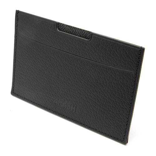 PORTE CARTE GRISE & DOCUMENTS CUIR RECYCLÉ BLEU MARINE - MADE IN EUROPE