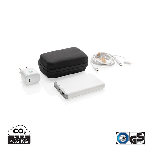 Set batterie câble et chargeur 20W en PET recyclé RCS Surge