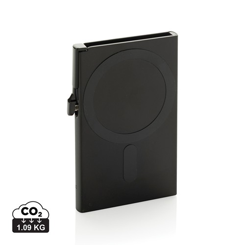 Porte-cartes magnétique pour téléphone en aluminium