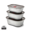 Set de boites repas x3 Petite, Moyenne, Grande Black+Blum