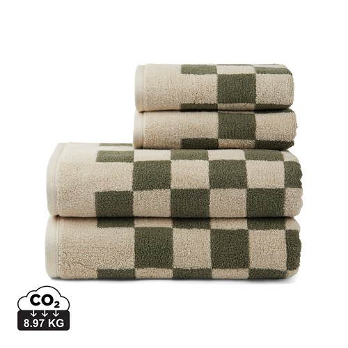Vinga Elba Lot de 4 Serviettes en coton biologique OCS