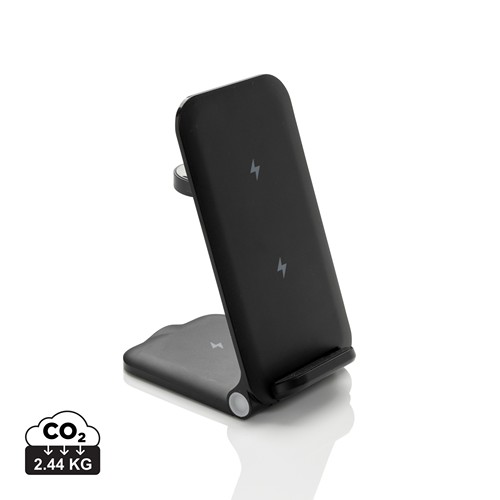 Chargeur 15W 3 en 1 en plastique recyclé RCS Powerpal