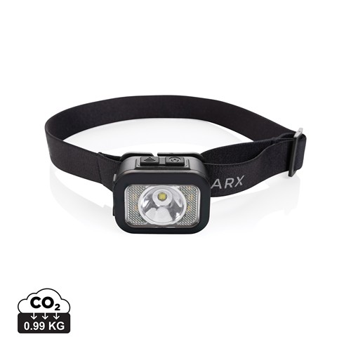 Lampe torche frontale en ABS recyclé RCS Gear X