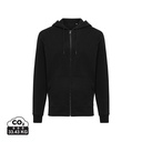 Sweat à capuche avec zip en coton recyclé IQONIQ Abisko