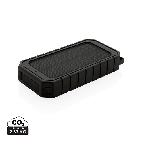 Powerbank solaire 10.000mAh et 10W en plastique recyclé RCS