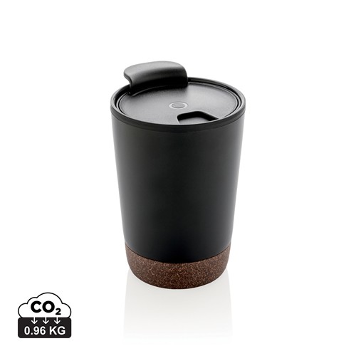Tasse à café en liège et en acier inoxydable GRS
