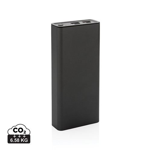 Powerbank 20.000 mAh et 20W en aluminium recyclé RCS Terra