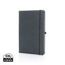 Carnet A5 à couverture rigide en cuir recyclé GRS