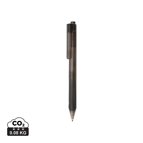 Stylo X9 finition givré avec grip silicone