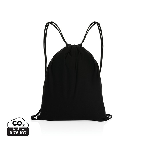 Sac à dos cordelettes en coton recyclé 145 gr Impact AWARE™