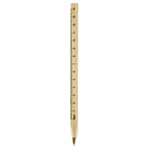 WOODAVE Stylo bille - règle en bois