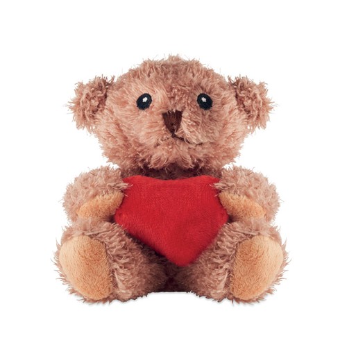CUDDLE Petit ours peluche avec cœur