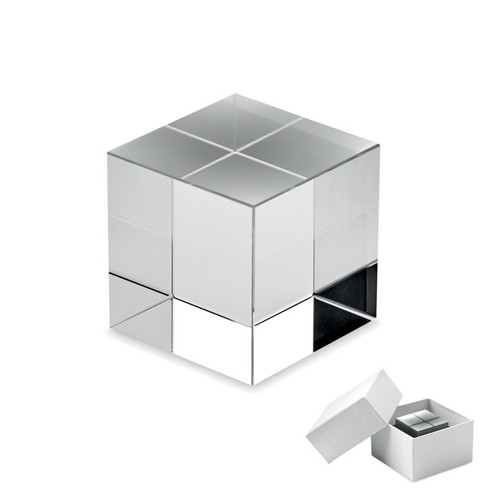 KUBEWARD Trophée en verre Cube