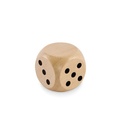 DADIN Dés en bois Schima 3cm dia