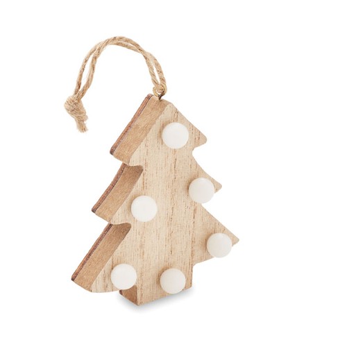 LULIE Sapin en bois avec lumières