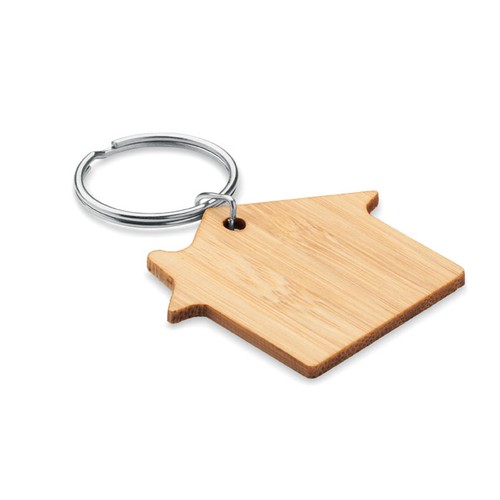 HOUSEBOO Porte-clés maison bambou