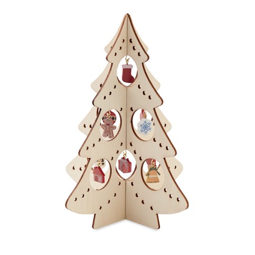 SILUETA Décoration de sapin en bois