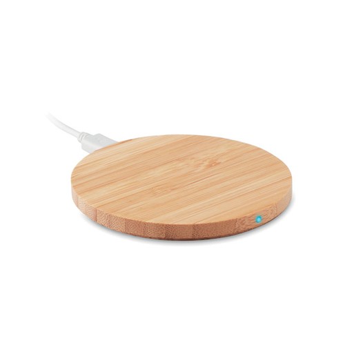 RUNDO LUX Chargeur sans fil en bambou 15W