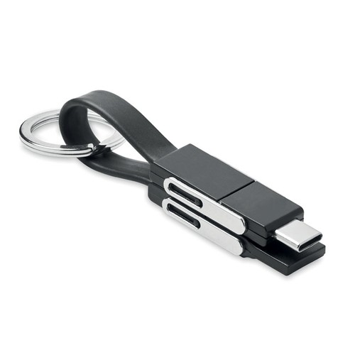 KEY C Porte-clés avec câble 4 en 1
