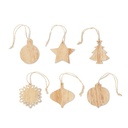 CHRISET Décorations de Noël en bois