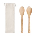 MAYEN SET Couverts à salade en bambou