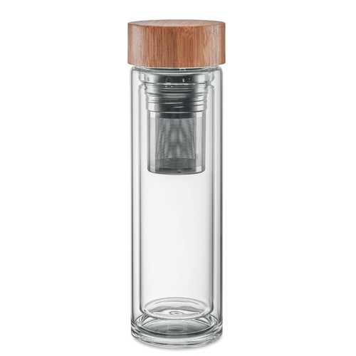 BATUMI GLASS Gourde double paroi verre 420ml