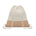 INDIA Sac à cordon avec détails jute