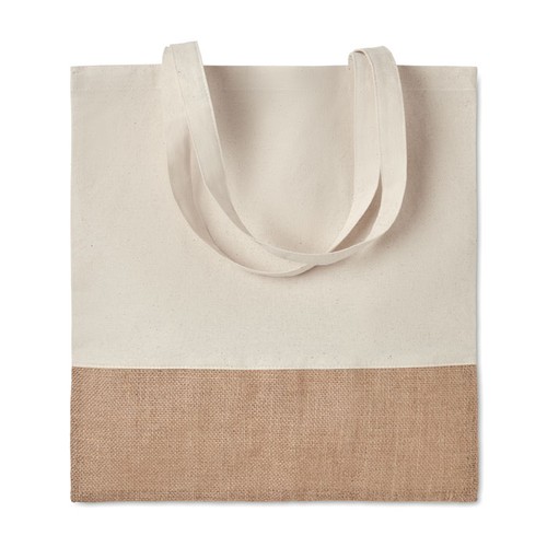INDIA TOTE Sac à provisions avec jute.