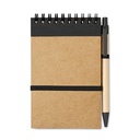 SONORA Bloc-notes recyclé et stylo