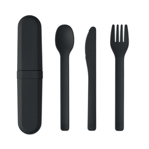 BITEFUL Set de couverts et étui en PLA