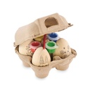 EISET Set de peinture d'oeufs en bois