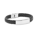 FAULET Bracelet tressé en simili cuir