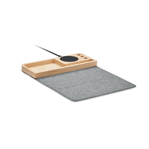 PANDU Chargeur sans fil bambou 15W