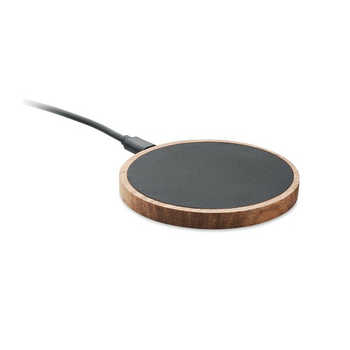 ACAWAI Chargeur sans fil en acacia 15W