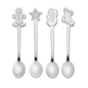 CHIP SET Set 4 cuillères à thé de Noël