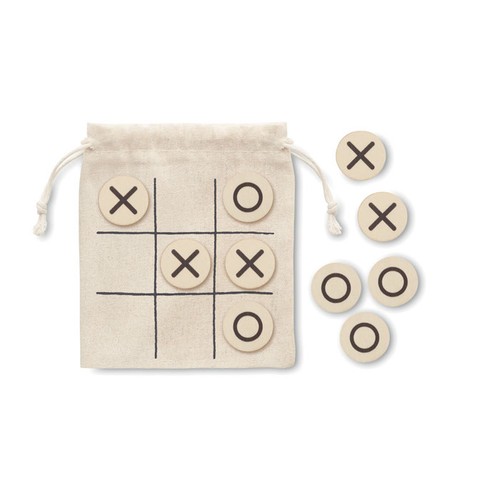 TOPOS Jeu de morpion en bois