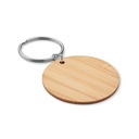 ROUNDBOO Porte-clés rond en bambou
