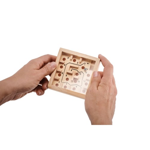 ZUKY Jeu de labyrinthe en pin