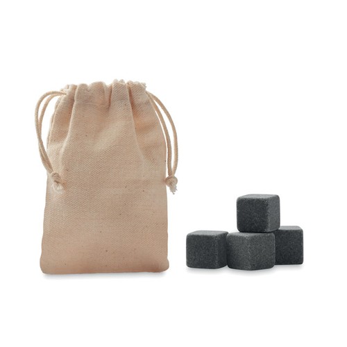 ROCKS Cube en pierre dans pochette