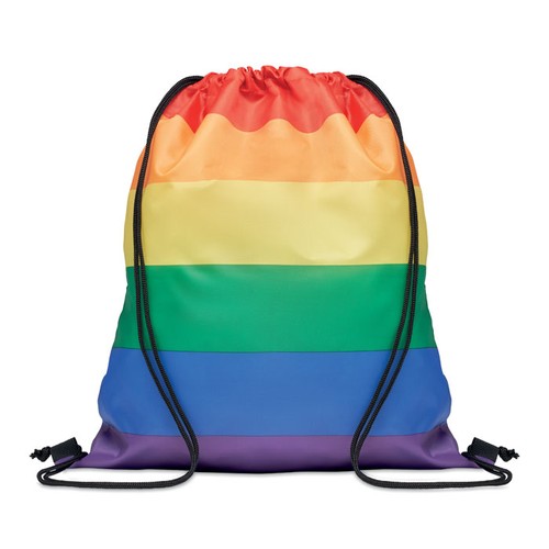 BOW Sac à cordon arc-en-ciel RPET