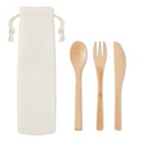SETBOO Set de couverts en bambou