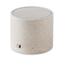 ROUND BASS+ Haut-parleur s/ fil paille blé