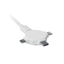 LIGO CABLE Câble avec adaptateur 3 en 1