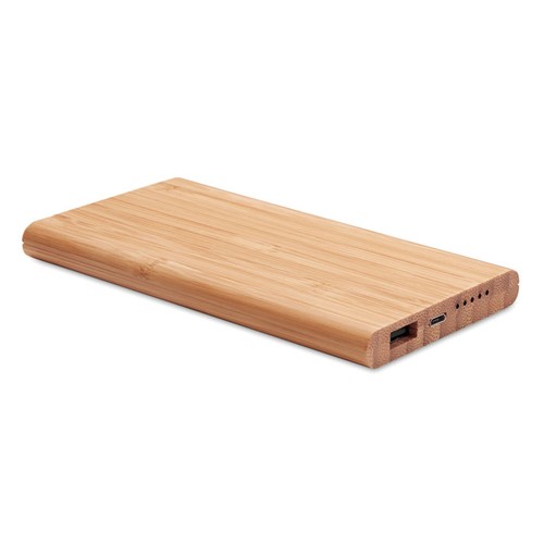 ARENA Powerbank/chargeur en bambou