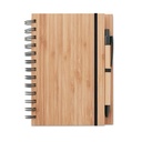 BAMBLOC Carnet et stylo en bambou